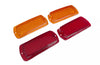 Nissan Datsun Fairlady 510 120Y 240Z Orange Red Side Marker Lights (1968-1978)
