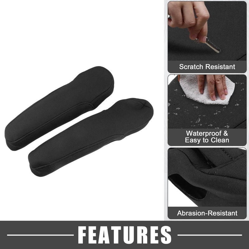 Honda Odyssey (2012-2017) Black Car Armrest Covers  Fold Down