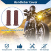 7/8" 22mm Hand Grips Cover Handlebar End Grips Rubber Deep Brown