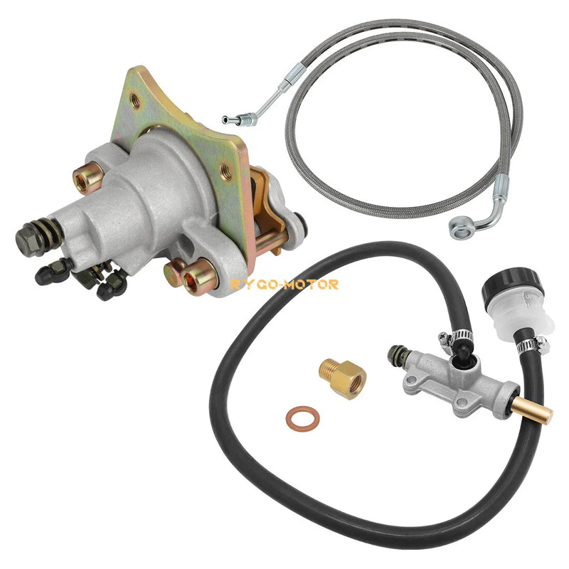 Polaris Sportsman Rear Brake Caliper & Master Cylinder & Hose Line