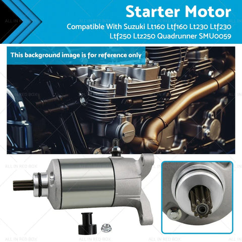 Suzuki LT160 LT230 LTF230 LTF250 LTZ250 Quadrunner Starter Motor