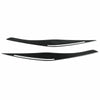 BMW E90 / E91 CARBON FIBER HEADLIGHT EYELID EYEBROW COVER (2006–2011)