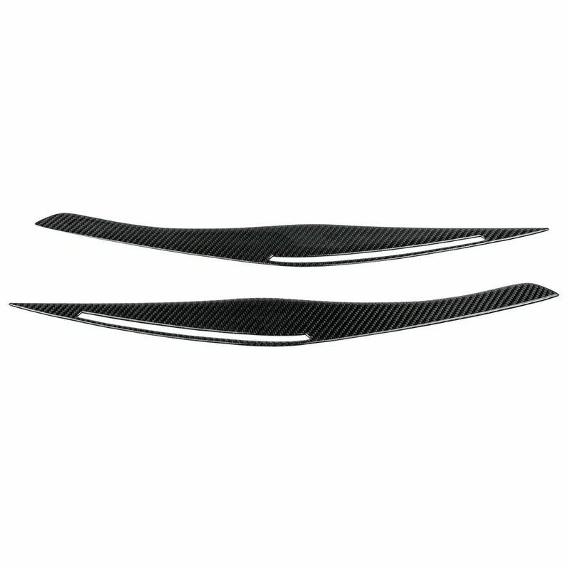 BMW E90 / E91 CARBON FIBER HEADLIGHT EYELID EYEBROW COVER (2006–2011)