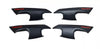 MG5 Sedan 4 x Matte Black Door Handle Bowl Trim (2021-2023)