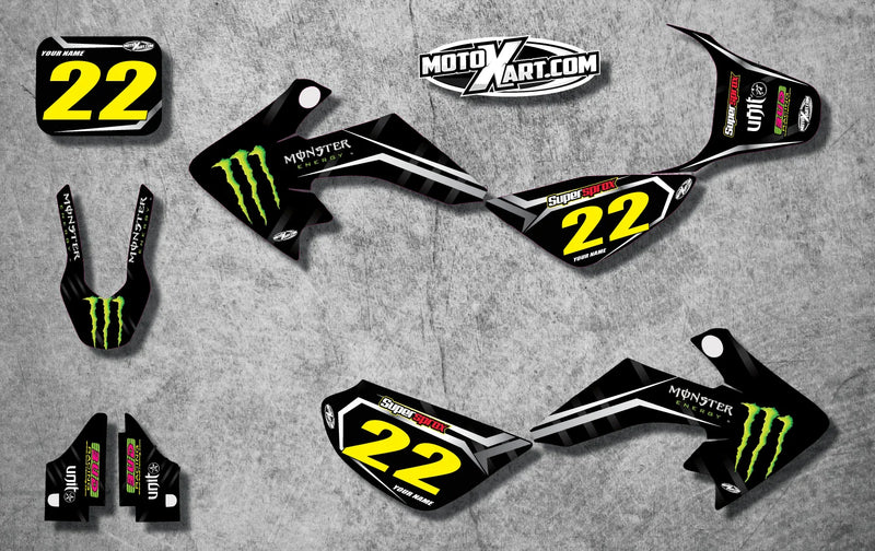 Honda CRF 50 (2004-2012) Stickers Custom Graphics Kit RACER STYLE