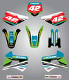 Kawasaki KX 65 - STRIKE Style Stickers Custom Graphics Kit (2000-2015)