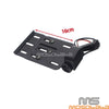 Harley Sportster Telescopic LED Side Mount License Plate Bracket (2004-2023)