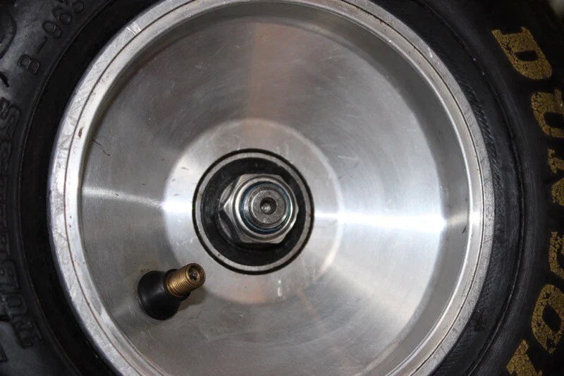 Project Uno Cadete 4 x Tuercas de Ruedas Nyloc M12 Brida Acero Inoxidable