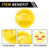 Jeep Wrangler JK (2007-2017) Yellow Roof Top Mounting Knob Screw Cover