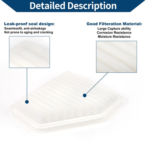 Chevrolet Cobalt Car Engine Air Filter 2.2L 2.4L (2005-2010)