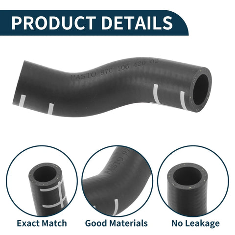 Porsche Panamera Rubber Coolant Pipe Radiator Hose (2010-2016)