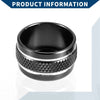 Ford Bronco Sport (2021-2023) 4 x Black AC Vent Adjust Switch Knob Cover Ring