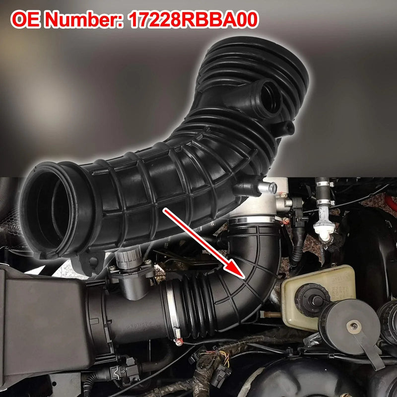 Acura TSX Air Duct Filtered Pipe Intake Hose Tube (2006 - 2008)