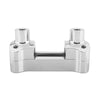 Harley Dyna, Street Bob, Sportster Handlebar Riser Clamp Mount Kit (2004-2023)