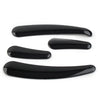 Harley Softail 2008-2023 Black 4 Pcs Curved Swingarm Frame Inserts