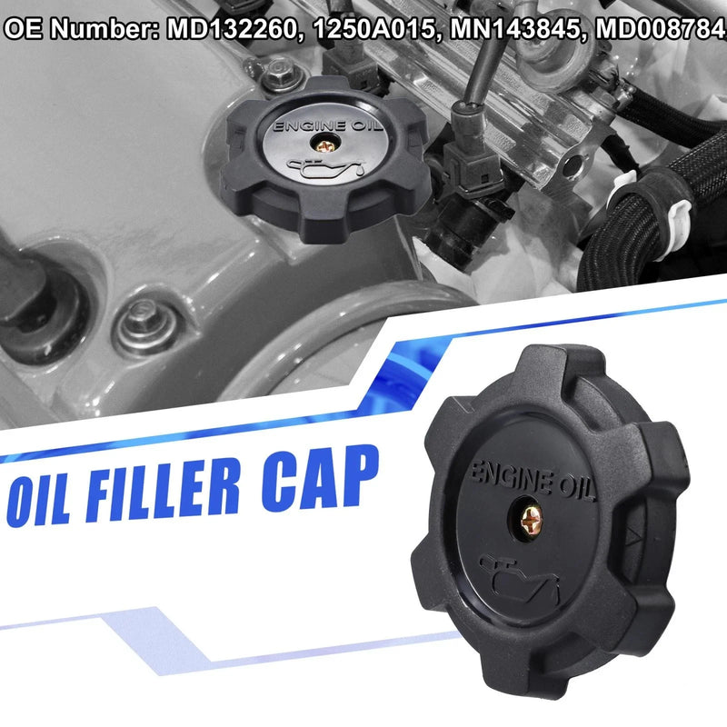 Mitsubishi Eclipse Black Fuel Tank Cap Gas Filler Plug Cover