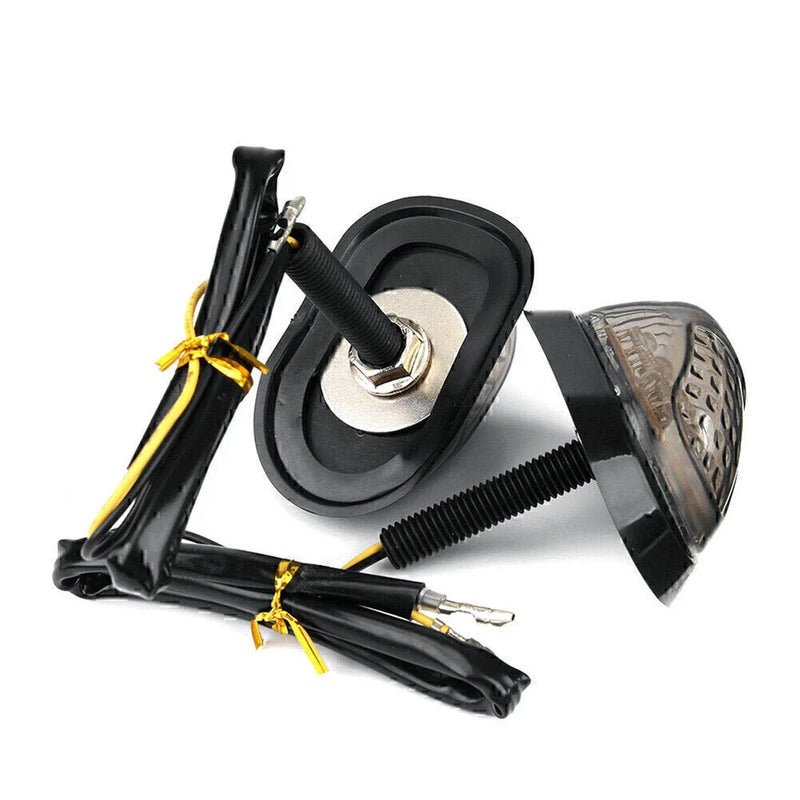 Universal Motorcycle Amber LED Flush Mount Turn Signal Lights