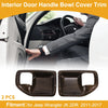 Jeep Wrangler Woodgrain Brown Interior Door Handle Bowl Cover Trim (2007-2018)