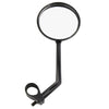 Motorcycle Rearview Mirror 75mm Round Shaped Motorcycle Black