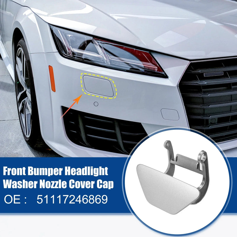 BMW 535i Front Left Headlight Washer Nozzle Cover Cap (2011-2013)