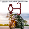 Aluminum Alloy Motorcycle Hanging Hook 1 Set Hexagon Wrench Gasket Red