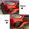 Mercedes Benz W213 E-Class Black Front Bumper Fog Grill Trim (2020+)