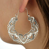 Boho Vintage Style Tibetan Dangle Drop Hook Earrings