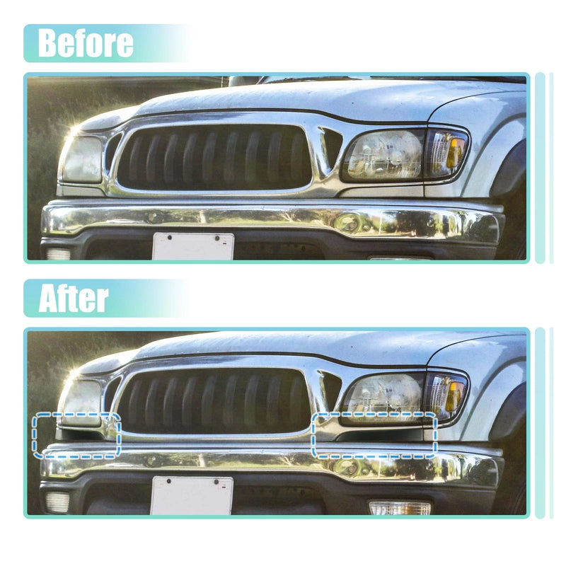 Toyota Tacoma Front Bumper Grille Headlight Filler Trim (2001-2004)