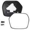 Honda CR-V Heated Left Side Mirror Glass w/ Backing Plate (2007-2011)