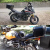 Black Motorcycles 45L Motorcycle Tour Tail Box Trunk Luggage Carrier Case