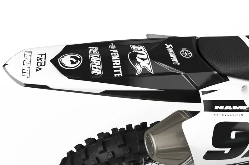 Yamaha PW Pee Wee 80 Stickers Decals Custom Graphic Kit BURN Style