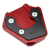 Suzuki GSX-S 750 (2017-2022) Black Red Motorcycle Kickstand Plate Pad