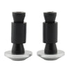 Motorcycle Dirt Bike - Silver 7/8'' Handle Bar End Grips Caps