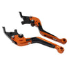Honda ADV150 CNC Orange Extendable Brake Clutch Levers (2019-2020)
