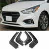 Hyundai Accent 4 x Mud Fender Flaps Splash Guards (2018–2021)