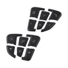 Mercedes C-Class W205 Black ABS Button Cover Sticker / 12pcs / Button Cover Sticker (2014–2021)