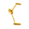 Universal Motorcycle Dual Way Gear Shift Lever Footrest Pedal Shifter Gold
