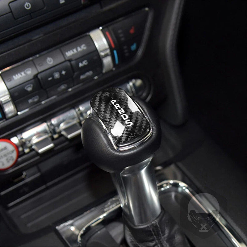 14-18 Ford Mustang Carbon Fiber Gear Shift Knob Cover