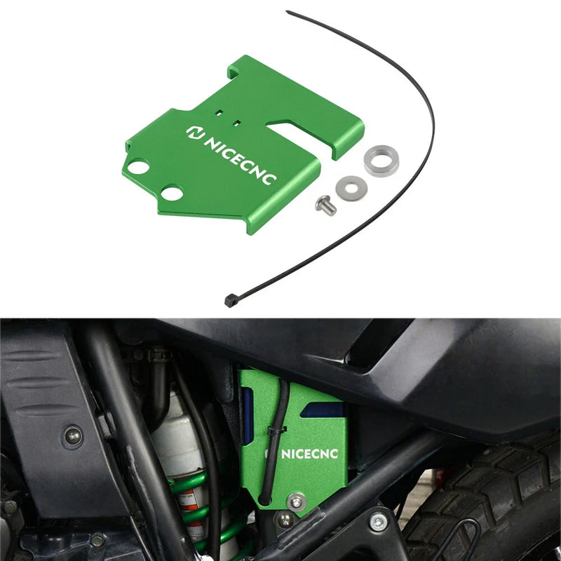 Kawasaki KLR650 CNC Aluminum Battery Side Covers (2008-2018)