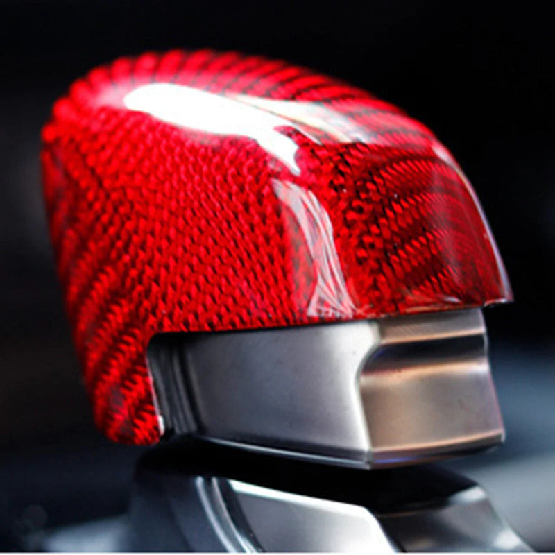 Lexus RX350 500h Red Carbon Fiber Gear Shift Knob Cover (2023-2024)