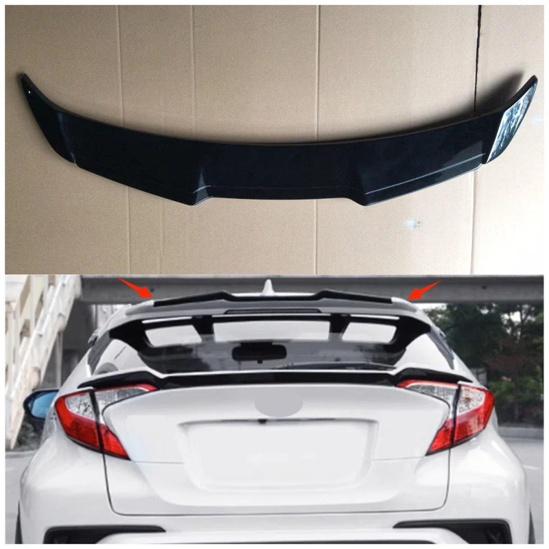 Toyota C-HR Rear Window Roof Spoiler Lip Glossy Black (2016-2019)