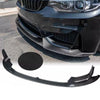 BMW F80 M3 F82 F83 M4 Carbon Look Front Bumper Lip Spoiler (2015-2020)
