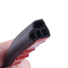 Car 10M Soundproof Car Door Edge Trim Seal Strip Rubber Weatherstrip