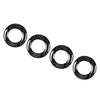 Mercedes Benz GLC Class 4 x Interior Door Lock Pin Cover Rings (2015-2021)