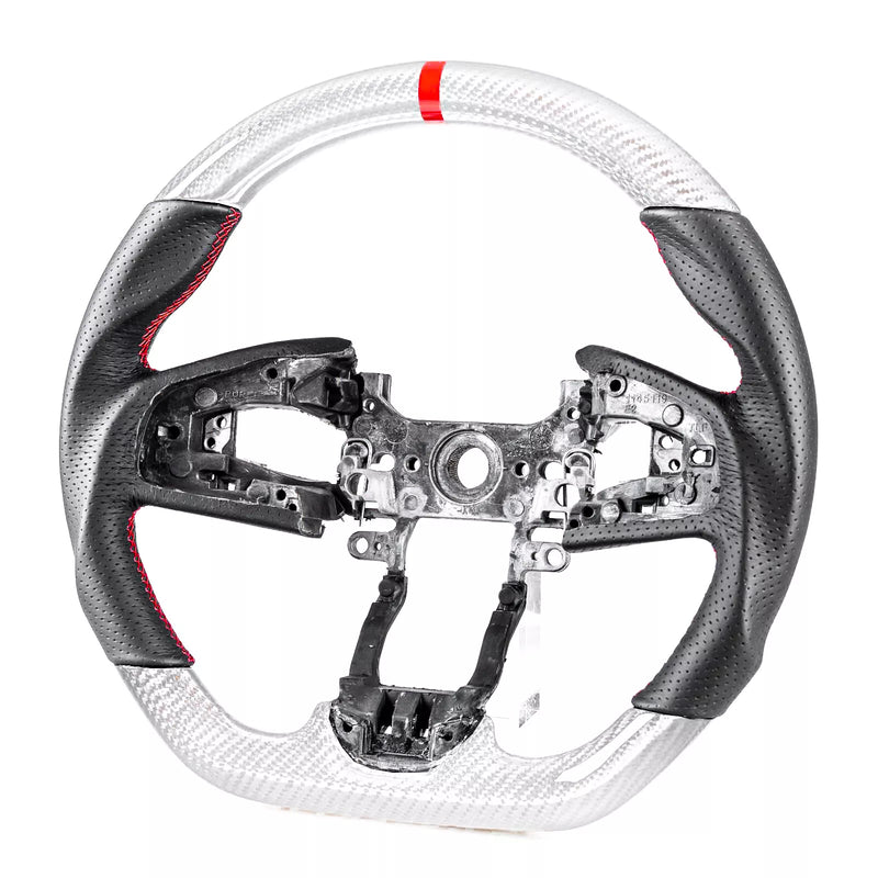 Honda CR-V Silver Carbon Fiber Steering Wheel (2017-2022)
