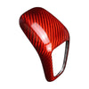 Porsche Cayenne Red Carbon Fiber Gear Shift Knob Trim Cover (2019-2023)