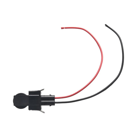 Golf Black ABS Material / Bulb Socket Cable Adapter Lamp Holder Connector