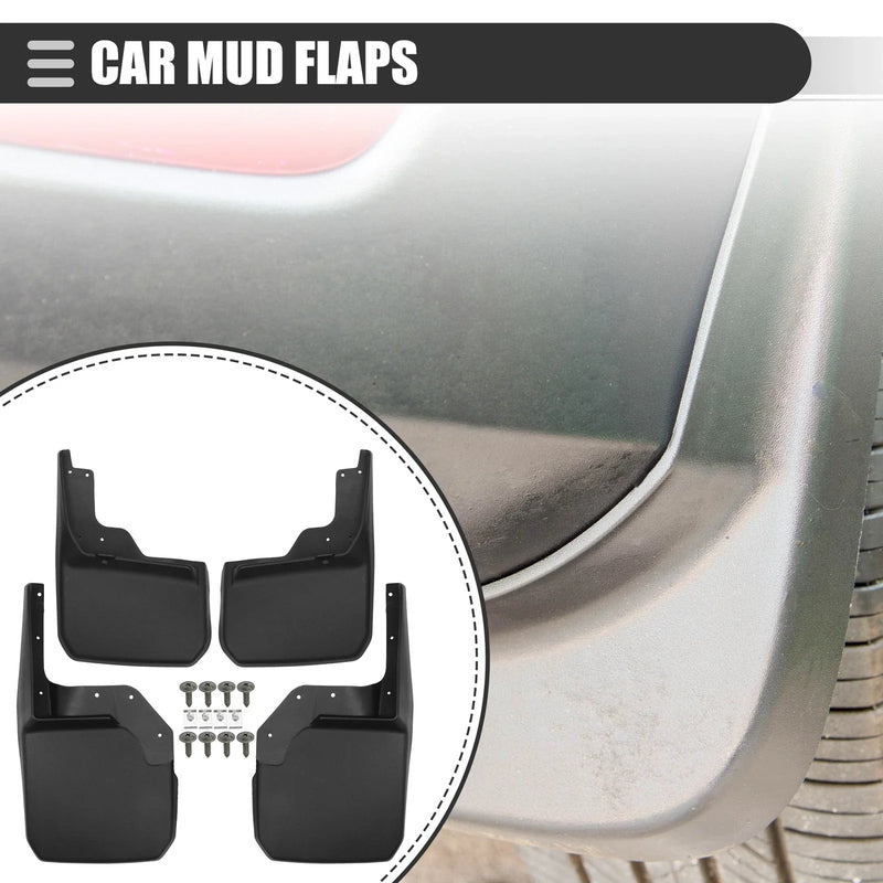 Jeep Wrangler Car Mud Flaps Splash Guards  Black (2007-2018)