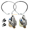 Polaris Xpress 300 400 Xplorer Front Brake Calipers & Hose Lines (1996–1999)