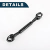Motorcycle Black Cross Bar / 1 Set / Adjustable Handlebars